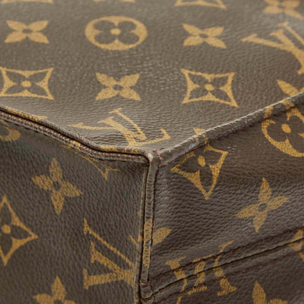 LOUIS VUITTON Brown Monogram Leather Tote Bag - Picture 7 of 11